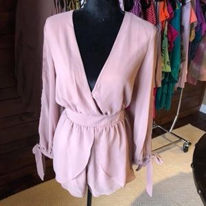 Mauve Short Romper